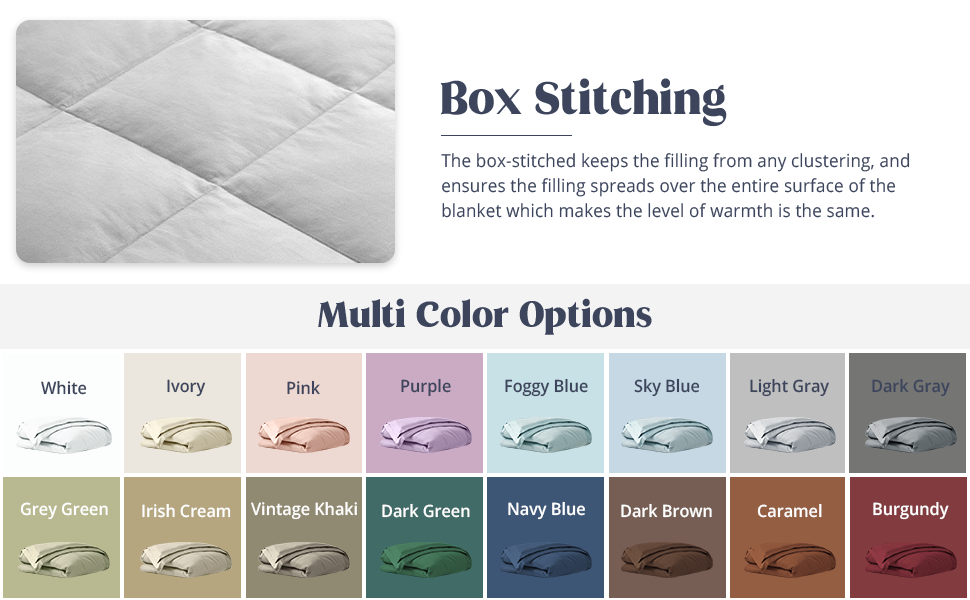 puredown lightweight down blanket