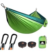 NATUREFUN Ultra-Light Travel Camping Hammock | 300kg Load Capacity,Breathable,Quick-Drying | 2 x ...