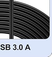 USB Extension Cable 15 FT, Type 3.0 A Extender Cord with 5Gbps Data Transfer & Charging