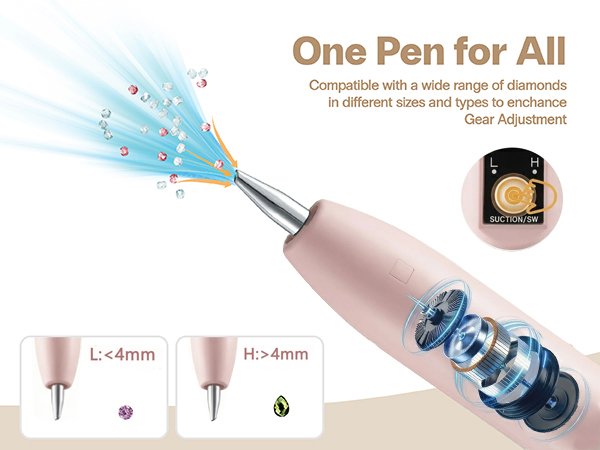 Electric Diamond Pen -Pink