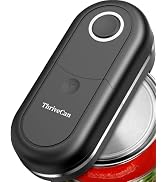 One Touch Electric Can Opener with Smooth Edge, Automatic Battery Operated Can Opener for Seniors...