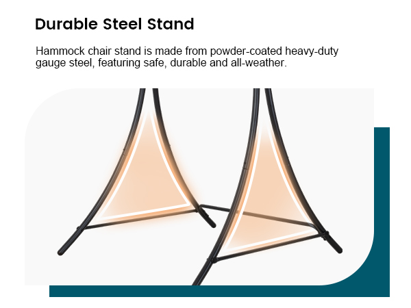 heavy duty hanging chair stand