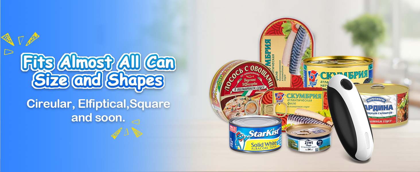 Fits Almost All Can Size and Shaps, Cireular, Elfiptical,Square and soon.