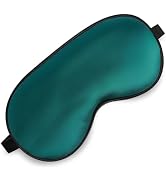 Sleep Mask, Silk Eye Mask for Sleeping with Adjustable Strap, Satin Blackout Sleeping Eye Mask fo...