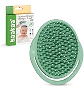 haakaa Silicone Shampoo Brush - Cradle Cap Brush Comb - Baby Hair Scrubber - Baby Bath Essentials...