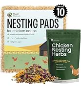 MagJo Pet Natural Aspen Shaving Nesting Liners (10 Pack with 4 Ounce Herb Packet)