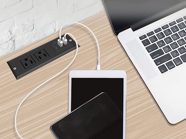 Recessed Power Strip USB C