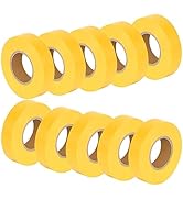 DOPKUSS 10-Pack Yellow Electrical Tape Waterproof, 3/4 in x 66ft, Industrial Grade UL/CSA Listed ...