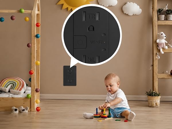 TR protection smart receptacle