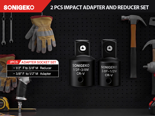IMPACT SOCKET ADAPTER AND REDUCER SET