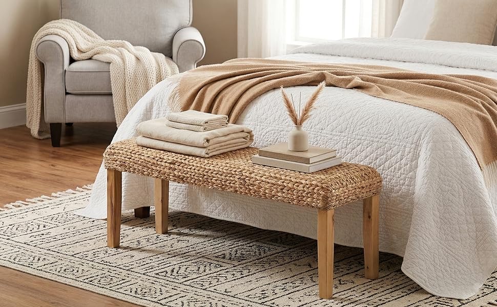end of bed benches for bedrooms