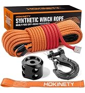 HOKINETY Synthetic Winch Rope Kit - 1/4
