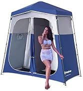 KingCamp Camping Shower Tent, Instant Portable Privacy Shelter, 1/2 Room Large Outdoor Toilet Ten...