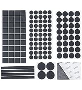 Jayen 132 Pcs Non Slip Self-Adhesive Silicone Cuttable Furniture Pads, Anti-Sliding Anti-Scratch ...