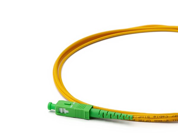 LC to SC APC Simplex OS2 SM OFNR bend insensitive