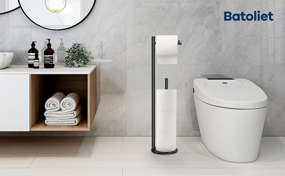 Bathroom toilet paper holder