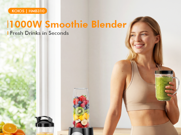 15Pcs Countertop Smoothie Blender Set Kit personal blender smoothies Personal Blender Shakes