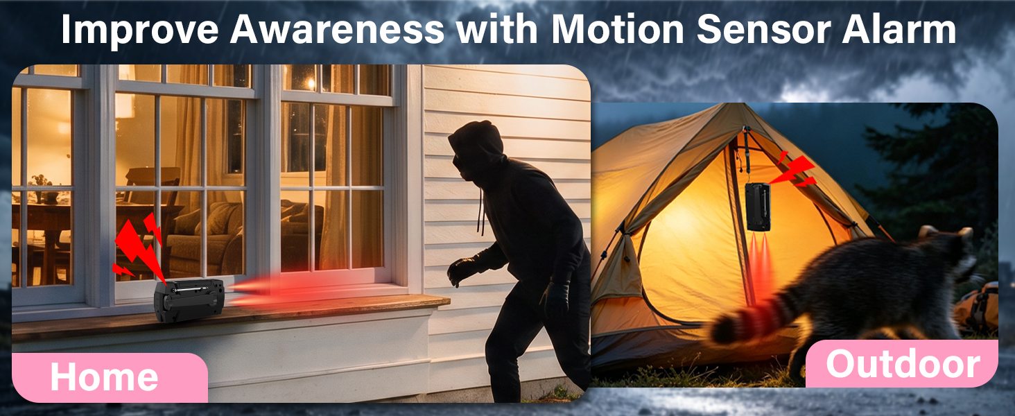 Motion sensor alarm