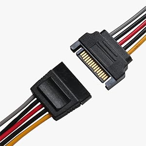 15 Pin SATA Power Extension Cable 8 Inches