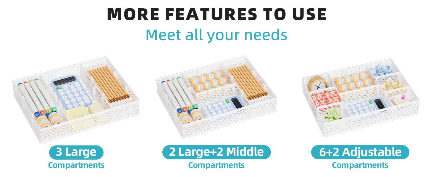 desk drawer organizer tray
