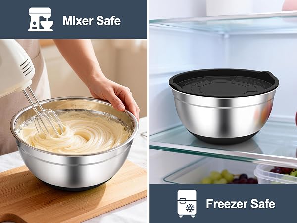 easy to release food for effortless cleaning and the bowls are dishwasher safe