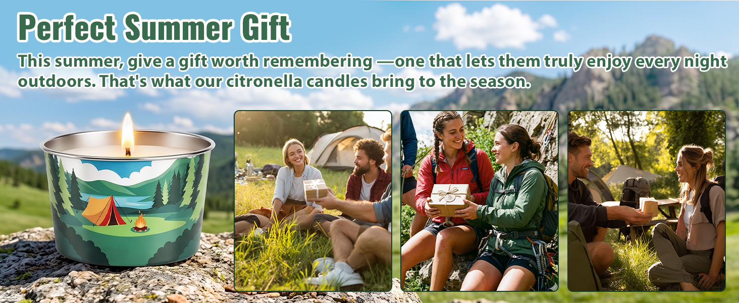 summer candles gift