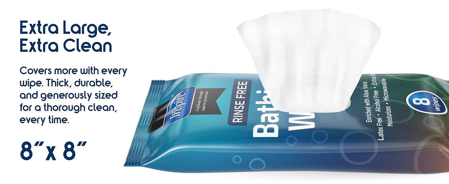 Extra large wipes
