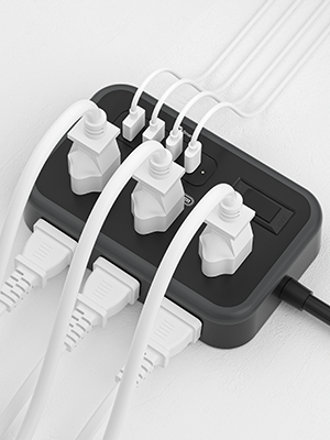 Extension Cord with Multiple Outlets