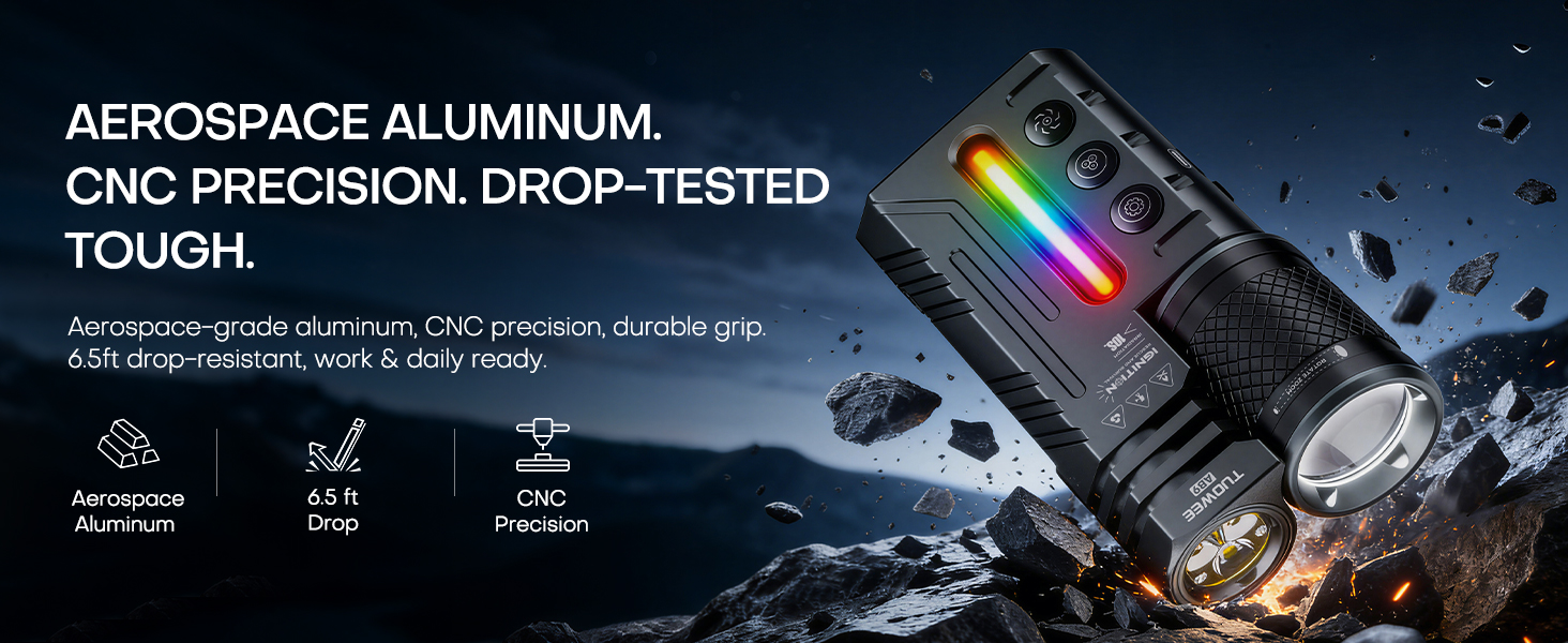 Drop-proof flashlight