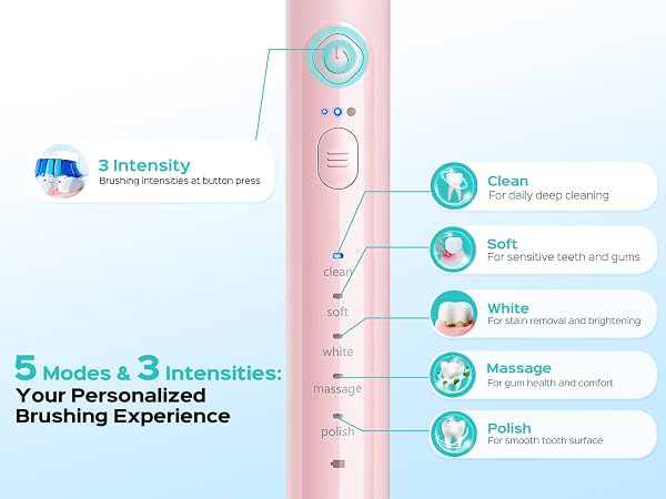 electric toothbrush with water flosser