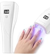 Makartt Flash Cure Nail Lamp, 222 mW/cm² Portable Cordless UV LED Nail Lamp for Rhinestone Glue, ...