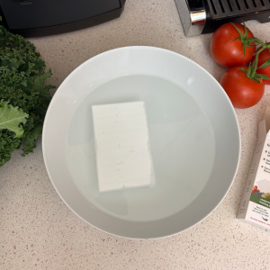 Fast Fresh strip placed in water