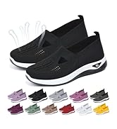 Yilia Orthopedic Shoes for Women, Women Wide Width Breathable Walking Comfortable Slip on...