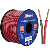 KENGIYEL 150FT 18 Gauge Speaker Wire 2 Conductors Red Black Cable Hookup LED Lighting Strips Wire...