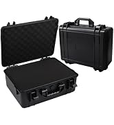 Uxwuy Hard Case with Foam Camera Hard Case Large Waterproof Protective Case Travel Camera Cases H...