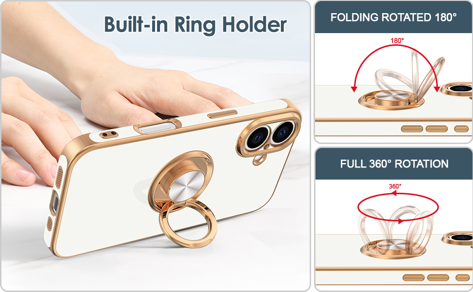 for iphone 16 case with ring stand