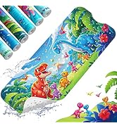 XIYUNTE Baby Bath Mat for Tub Non Slip Kids Bath Mat - 40''x16'' Extra Long Cartoon Bathtub Mat N...