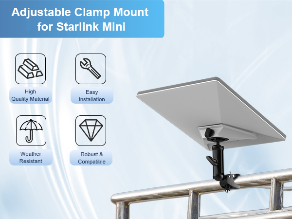 Starlink Mini Clamp Mount