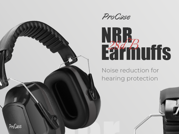 ProCase Noise Reduction Safety Ear Muffs