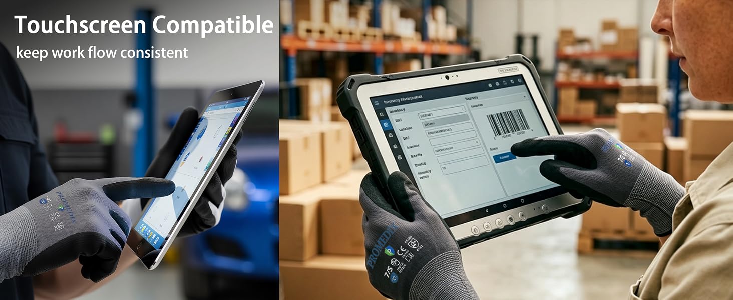 Fingertips are designed for touchscreen use.