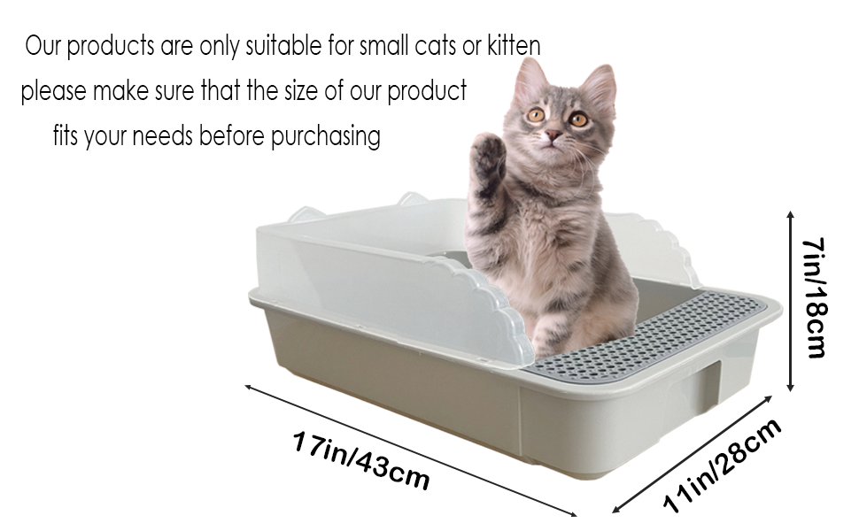 low entry litter box for kittens