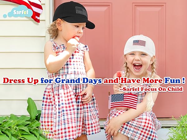 4th of july hat american flag hat usa trucker hat toddler hats for girls infant ball cap baby hat