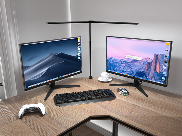 double head desk lamp