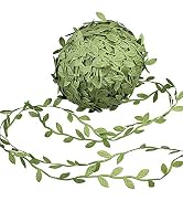 Supla 327 Ft Artificial Vines Fake Hanging Plants Leaves Ribbon Leaf Vine Trim Foliage Rattan DIY...