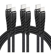 USB C to USB C Charger Cable 60W 3Pack 6FT Fast Charging Type C to Type C Cable Nylon Braided USB...