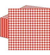 RED & WHITE GINGHAM NAPKINS