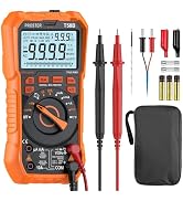 Proster Multimeter 9999 Count - TRMS Auto Range NCV Detector DC AC Voltage Current Meter Temperat...