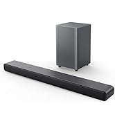 TCL S55H S Class 2.1 Channel Sound Bar with Dolby Atmos, DTS Virtual:X, Wireless Subwoofer, Bluet...