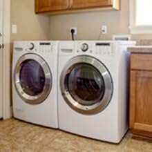 laundry room mold treatment front loading washer, upside down