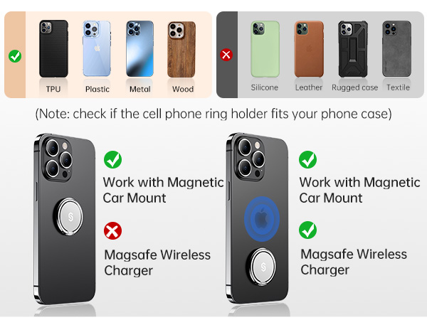 cell phone ring holder